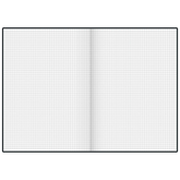 Notizbuch Premium Metallic | A4, kariert, anthrazit
